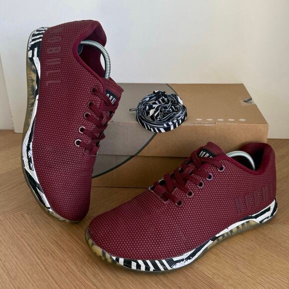 NOBULL Outwork “Cabernet Zebra” Unisex Sneakers- Men 7.5- Women 9 main image 4